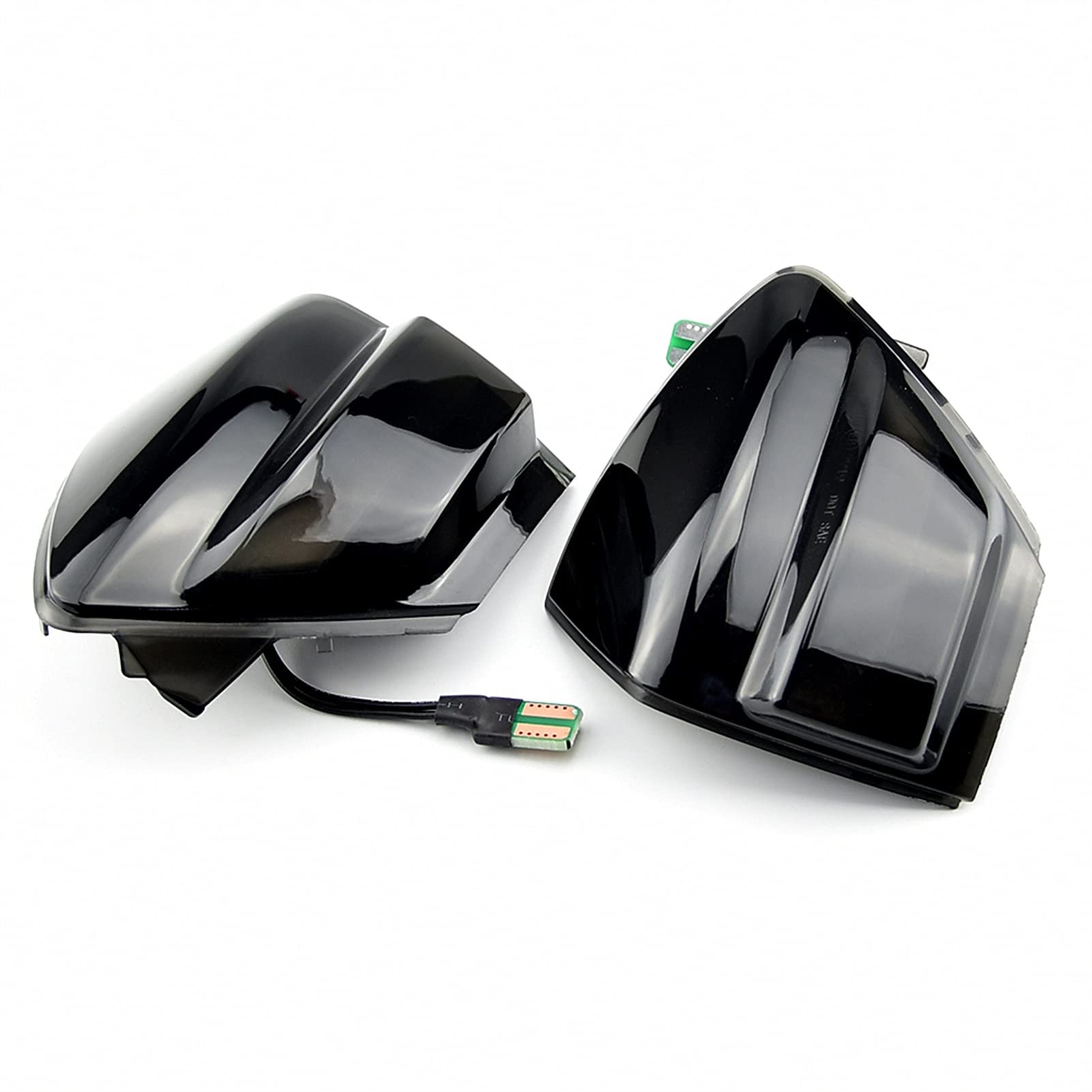 SeñAl Giro del Coche,Intermitentes Laterales Indicador Secuencial De Espejo Lateral Dinámico Blinker Light Uso Apto Para Ford S-MAX 2007-2014 C-MAX 2011-2019 KUGA C394 2008-2012