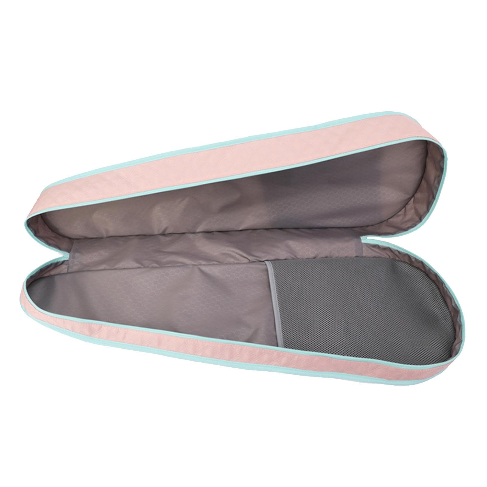 4/4 Geigenkoffer, Tragbare Tragetasche, Modisch mit Verstellbaren Gurten, Schutz für Geigen Im Freien, Rosa Weiß