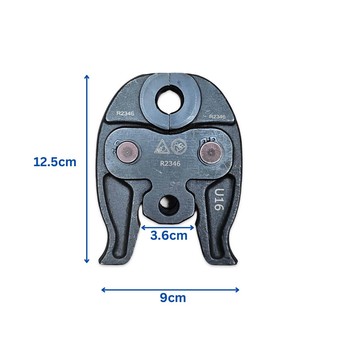 Wärmer System U Profile Jaw for Electric Pressing Crimping Tool Compatible with Electric Crimping Tool for MLCP Pipe (U16) - Image 4