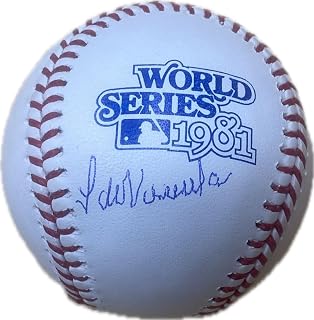 Fernando Valenzuela Signed Autograph 1981 WS Baseball Dodgers JSA