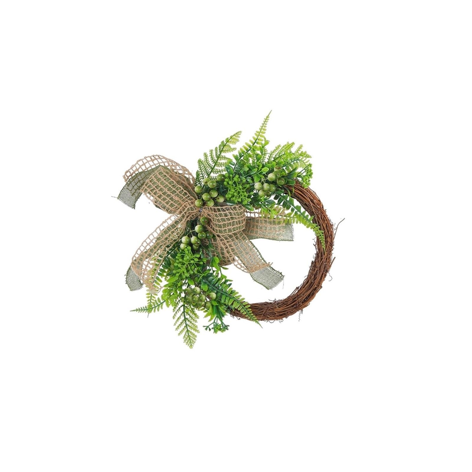 Couronnes de fleurs de Noël extérieures pour porte | Solution décorative抗风 2 pces