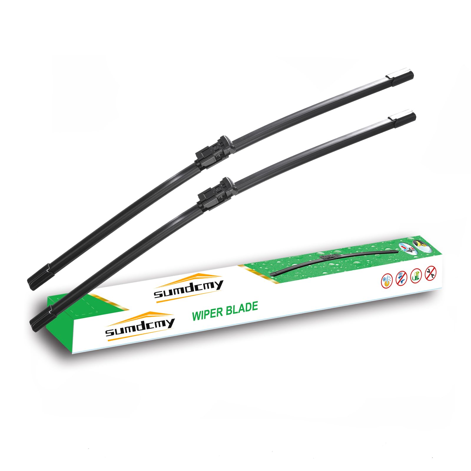 Windshield Wiper Blade Replacement For Fiat 500L 2012-2019 Ford Fiesta 2009-2016 Original Equipment Windscreen Wiper