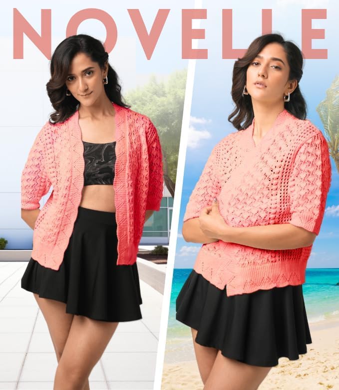 Women's Short Sleeve Cardigan Open Front | Lightweight Summer Sweater | Casual Loose Fit Cardigan - Image 8