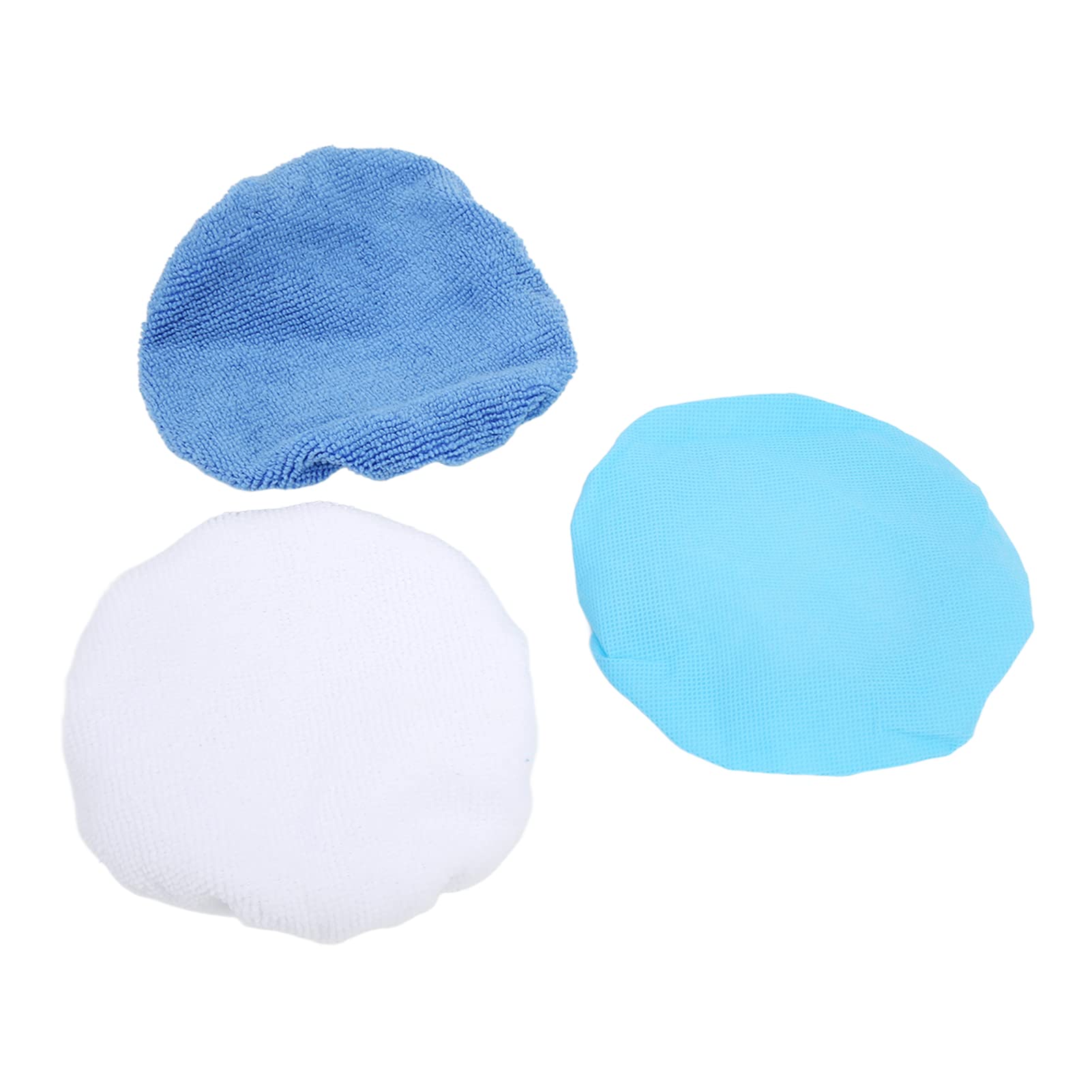 Polishing Bonnet Set, High Elasticity Buffing Pads Waxing Kit for Cars Motorcycles Boats Microfiber Nonwoven Cotton 6in 150mm 24 Pieces