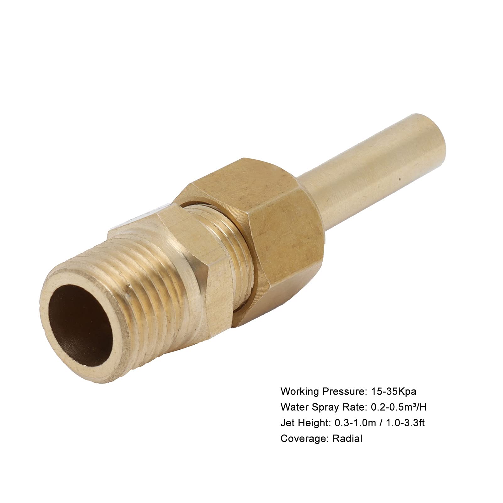 QANYEGN Brass Fotain Nozzle, Water Spray Nozzle, Fotain Nozzle, Used To Increase The Garden, Pond, Park Water Display (2 points 1/4)