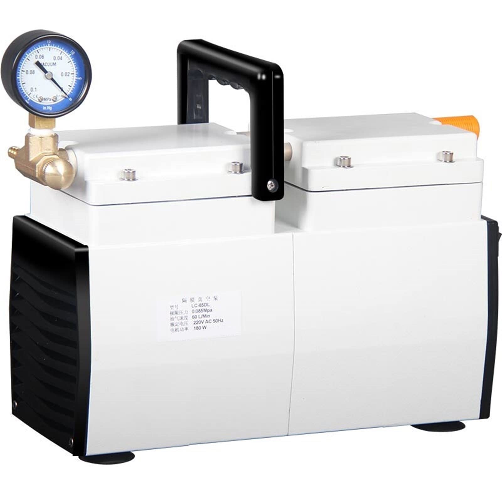 Ölfreie Membran-Vakuumpumpe, Über- und Unterdruck, kleine tragbare Saugfilter-elektrische Saugpumpe CAIHUA (Farbe : 220V, Größe : LC-85LC)