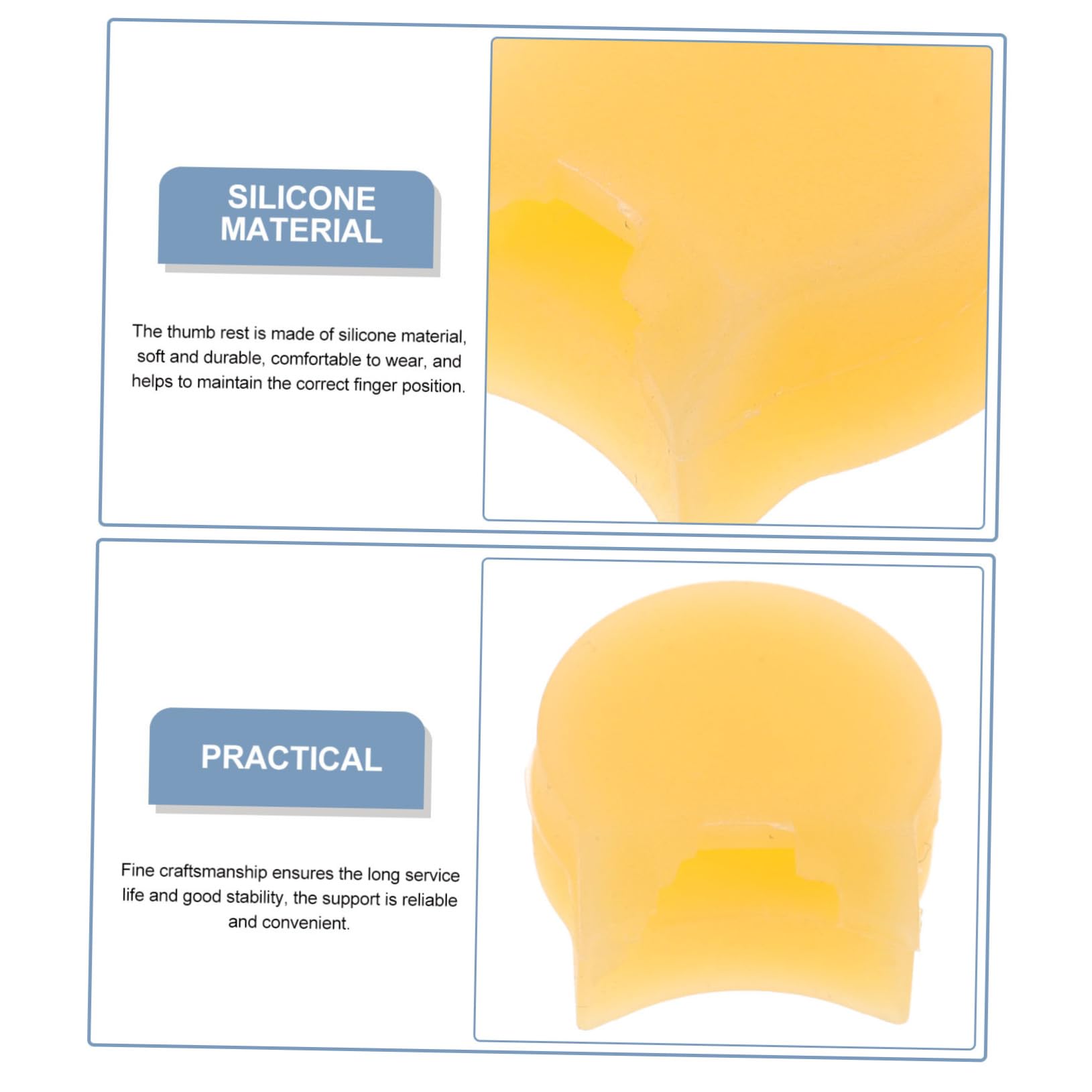 COSMEVIVI 4pcs Clarinet Finger Rest Cover Sax Finger Sleeve Silicone Clarinet Thumb Rest Pads Accessories Soft Thumb Pad