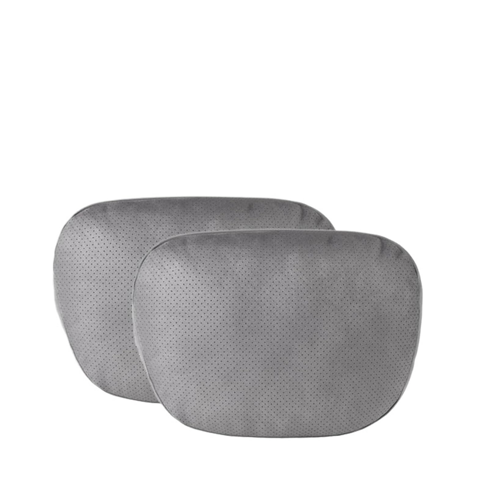 Reposacabezas Coche Almohada for reposacabezas de Coche, Soporte for Asiento, Suave, Universal, Ajustable, Almohadas for Cintura y Cuello, Almohada for reposacabezas de Coche(2Pieces Grey)