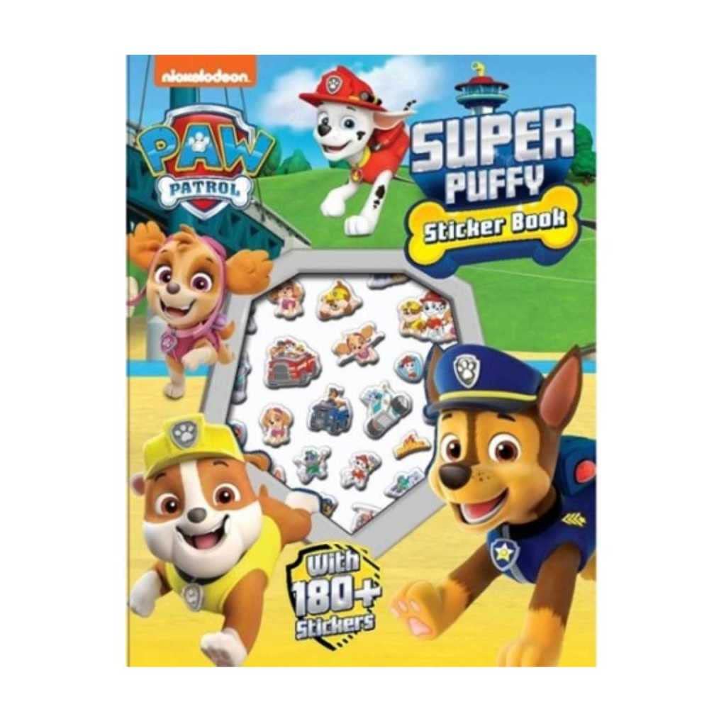 PAW Patrol - Super Puffy Sticker Book Paperback – 1 January 2022