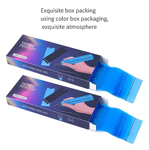 200 Pcs/Set Tattooed Pen Bag Tattooed Pen Covers Tattooed Machine Covers Practical Tattooed Pen Pockets Tattooed Supply