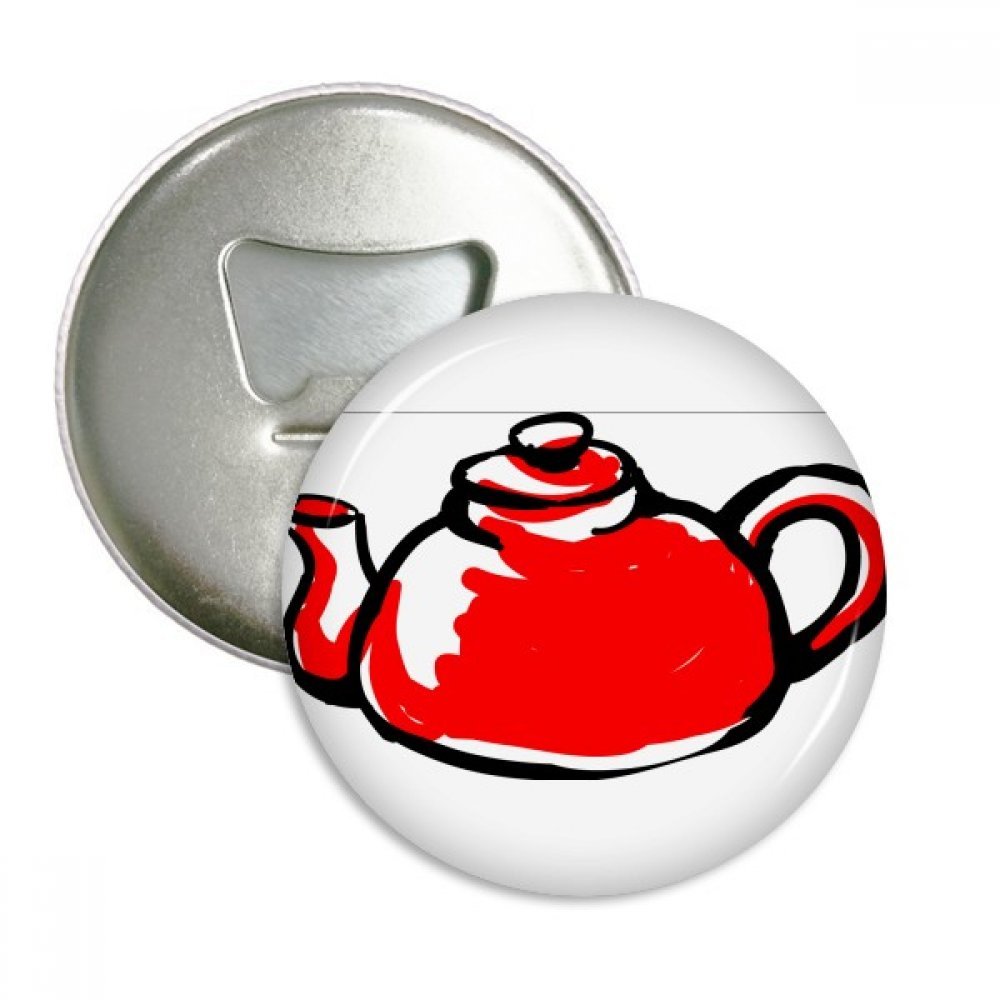 Ouvreur de bouteille motif théière de Chine pour décorer le réfrigérateur