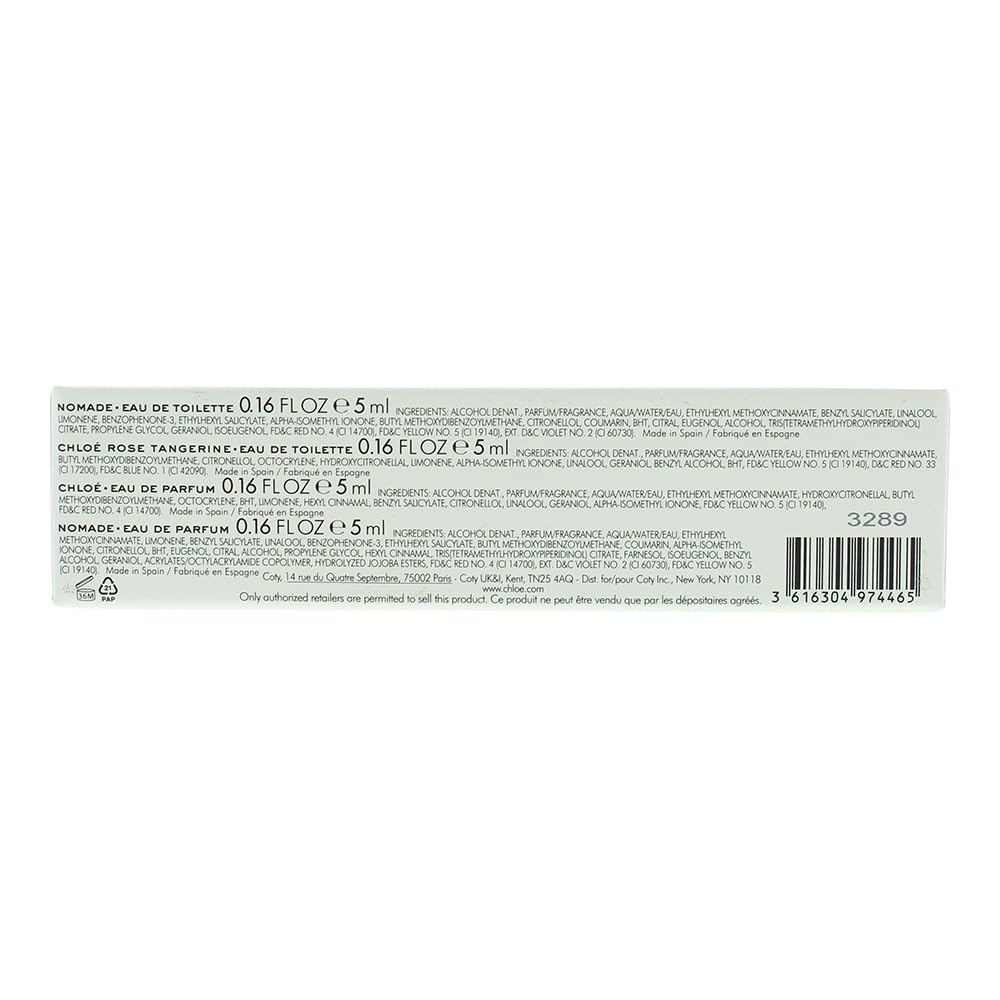 Chloe Variety by Chloe dla kobiet - 4 szt. mini zestaw upominkowy 4,5 g EDP spray