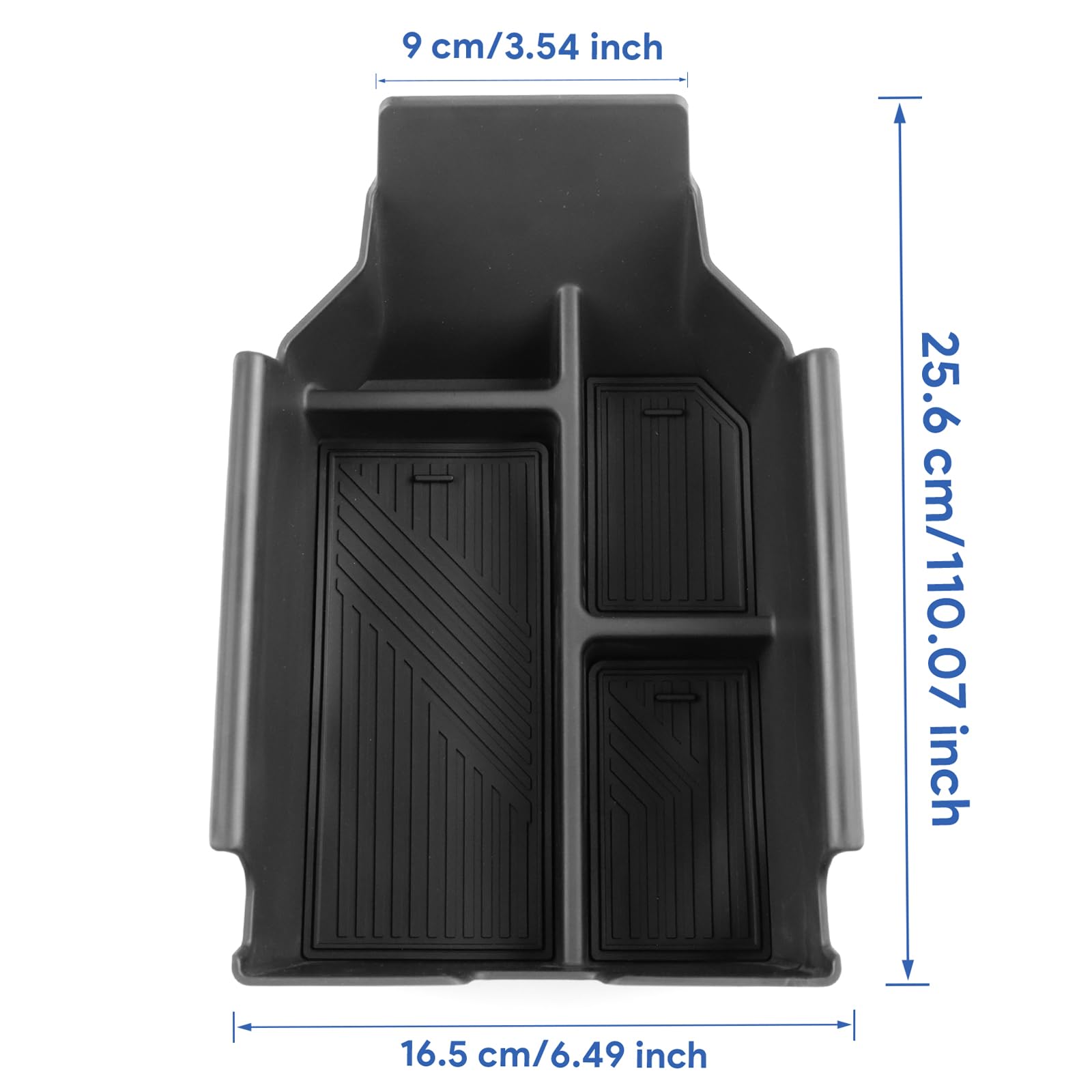 Caja de almacenamiento para consola central BMW X3 G45 2025 2026, bandeja organizadora de reposabrazos central, guantera, X3 2025 accesorios caja de almacenamiento (cojín)