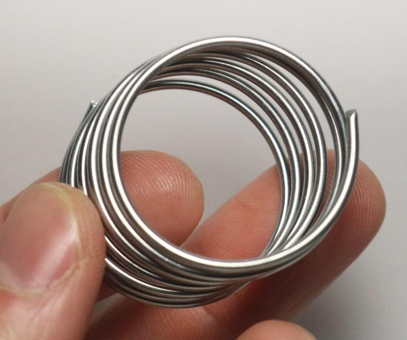 Zinc Metal 99.99% Pure Wire 2 Feet (61 Cm) Element 30 Zn Chemistry Sample - Science experiment - Chemistry kit - Periodic Table, Element Collection, Post-Transition Metals