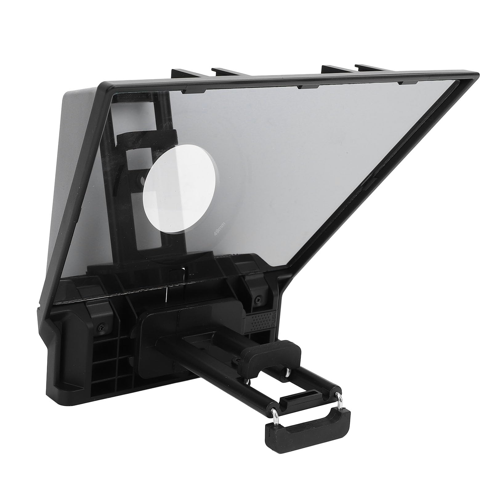 8-calowy Teleprompter, Przenośny Teleprompter Szerokokątny TP2A do Tabletu PC, Smartfona, Lustrzanki Cyfrowej z Pilotem Aplikacji, Pierścieniem Adaptera Obiektywu, dla IOS dla