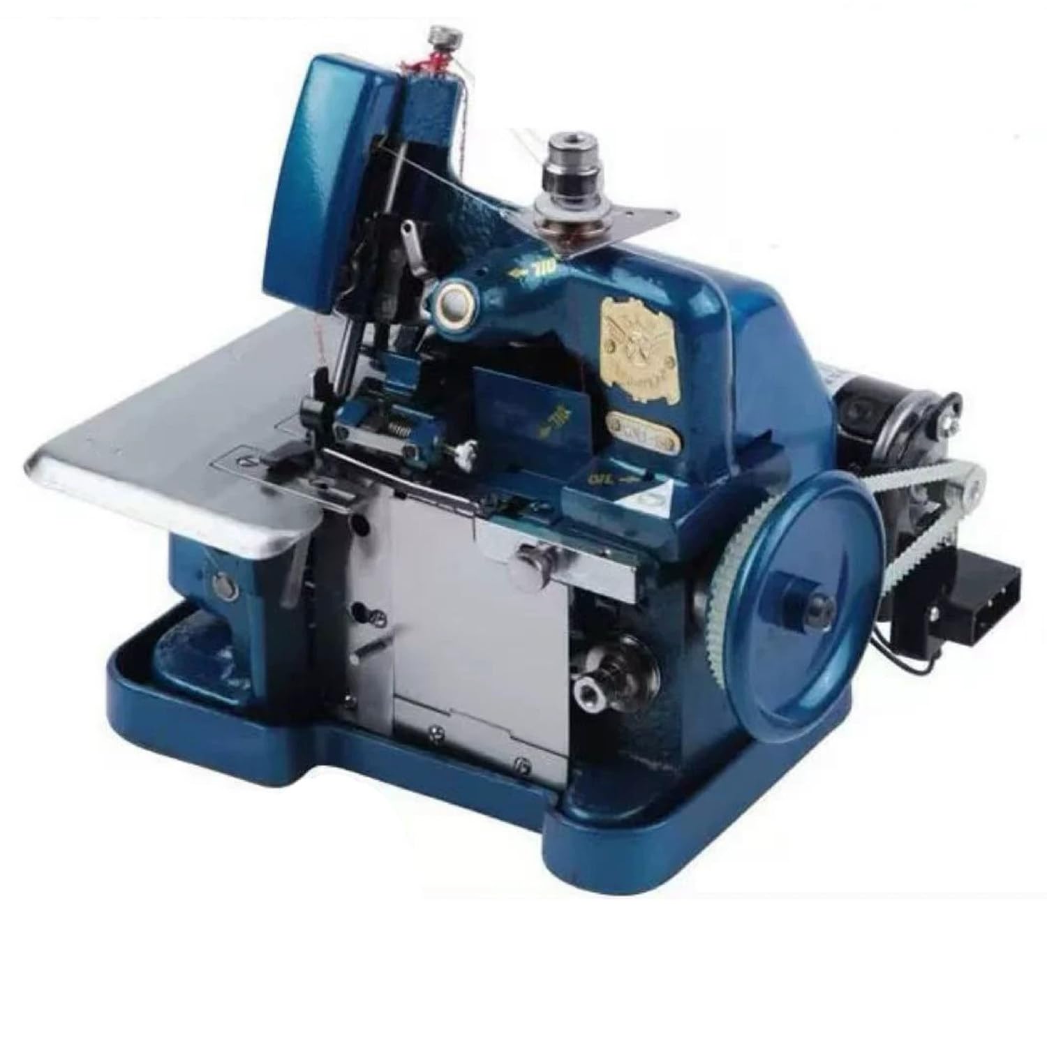 Máquina Overlock, 250 W de alta resistencia, 3000 puntadas por minuto, máquina de alta velocidad para acabado profesional de costuras