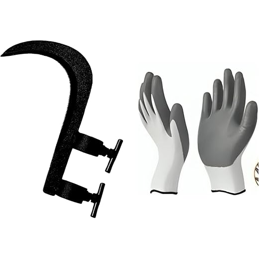 Aruspray Hand Sickle Cutter - Sharp Curved Blade