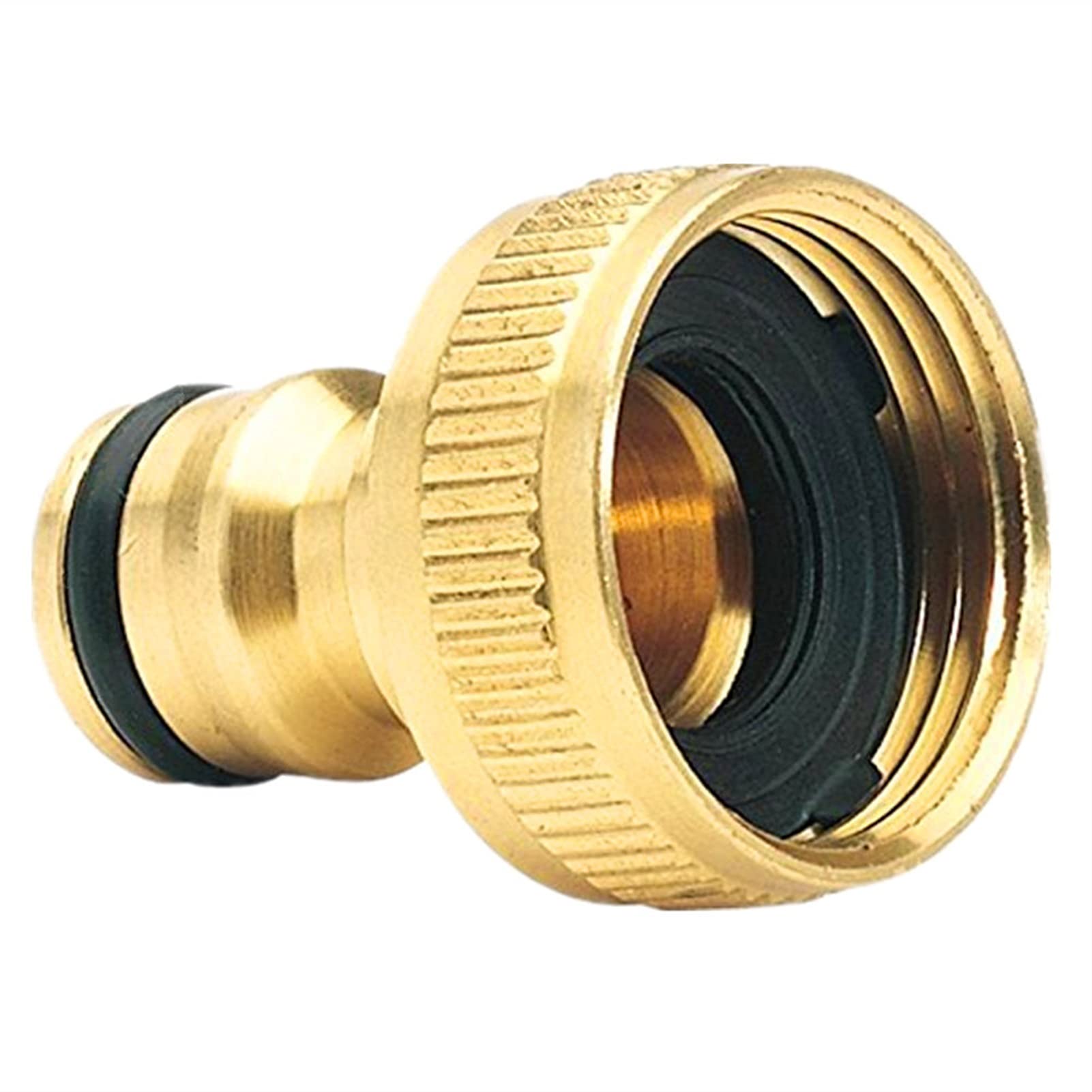 Conector de Manguera de Manguera de latón de 3/4 Hilo de Hilo Accesorios adaptadores de Manguera rápida Accesorios de Conector de jardín Boquilla de rociado de riego # W2G