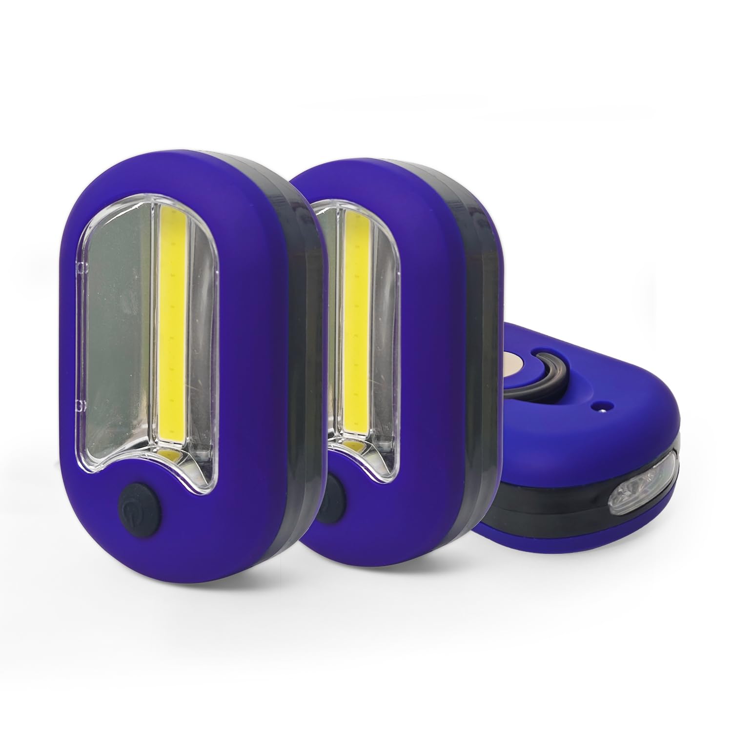 Lampada da campeggio a LED 3 in 1, mini torcia, torcia portatile tascabile, luce da lavoro magnetica, torcia con gancio, 144 lumen, 2 modalità a batteria, luce per esterni, emergenza, garage