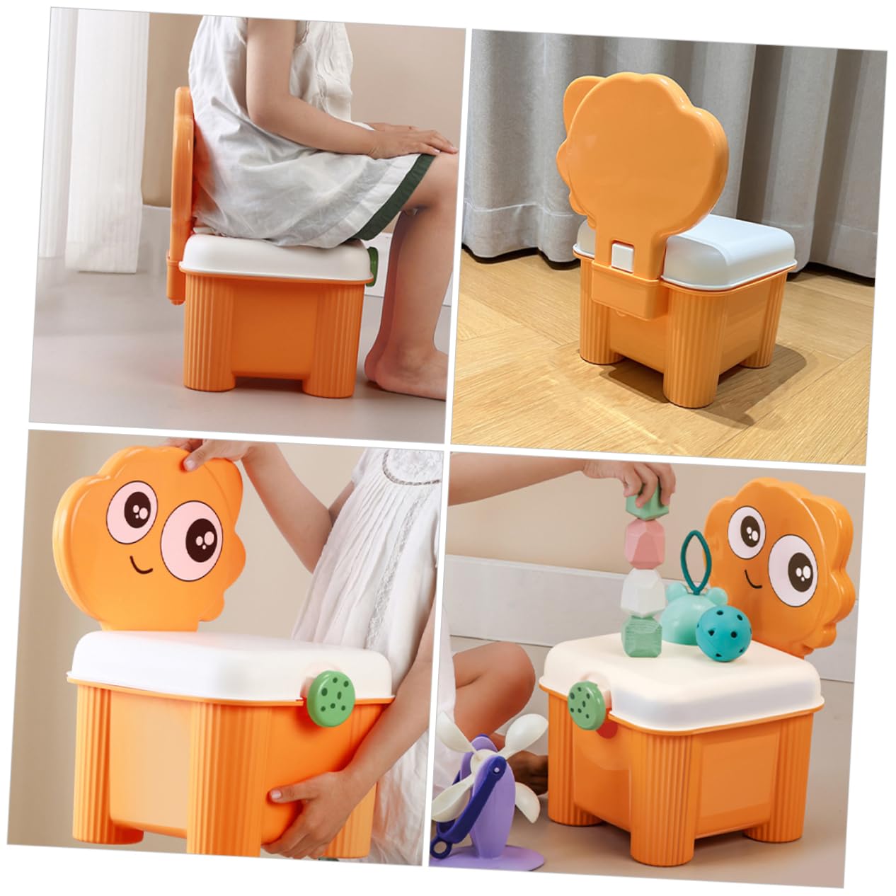 Gadpiparty Office Storage Case Large Capacity Building Blocks Box Storage Bin Lid Plastic Perfect for Boys and Girls' Room