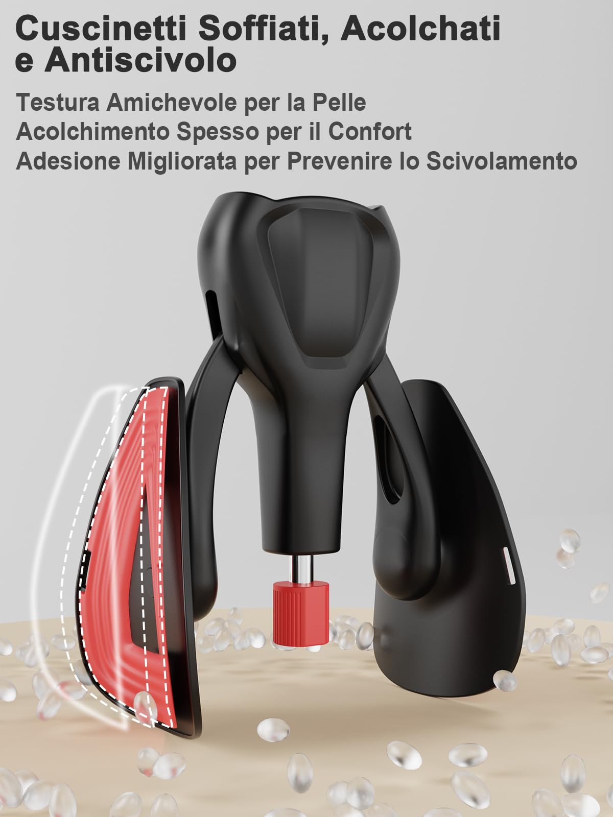 Dispositivo di Esercizio per Pavimento Pelvico Regolabile fino a 35 kg, Kegel Trainer per Interno Coscia e Glutei, Attrezzo Fitness per Casa per Uomo e Donna, con Fascia Elastica