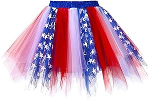 4th of July Tutu: Sparkly Starry Skirt for Patriotic Celebrations