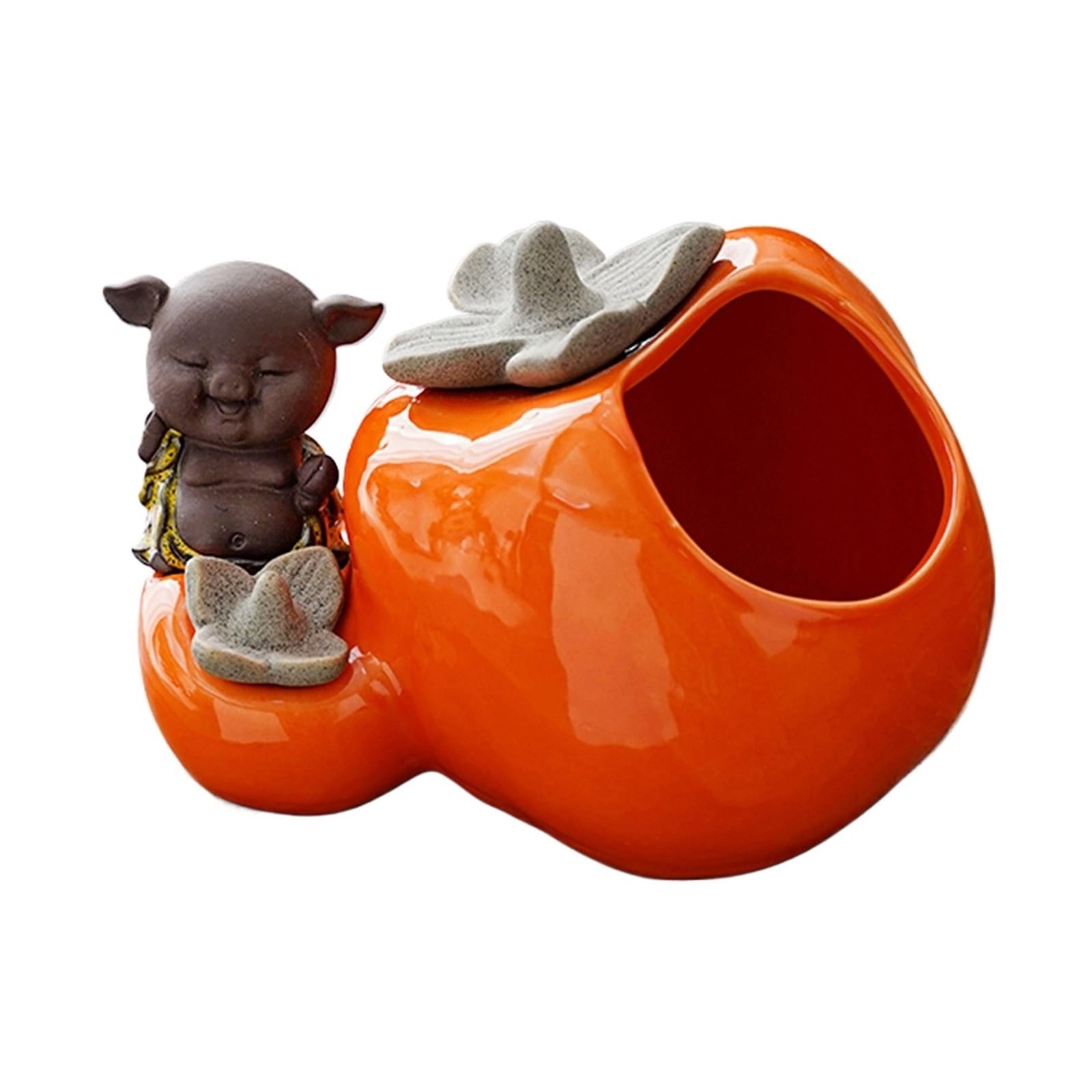 Ashtray Ceramic,Windproof Desktop Smoking Ash Tray Decoration