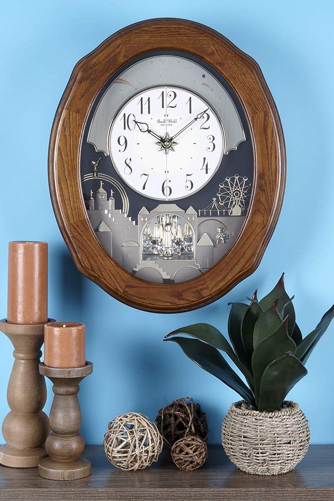 Amazon.co.jp: Rhythm Clocks マジックモーションクロック ブラウン