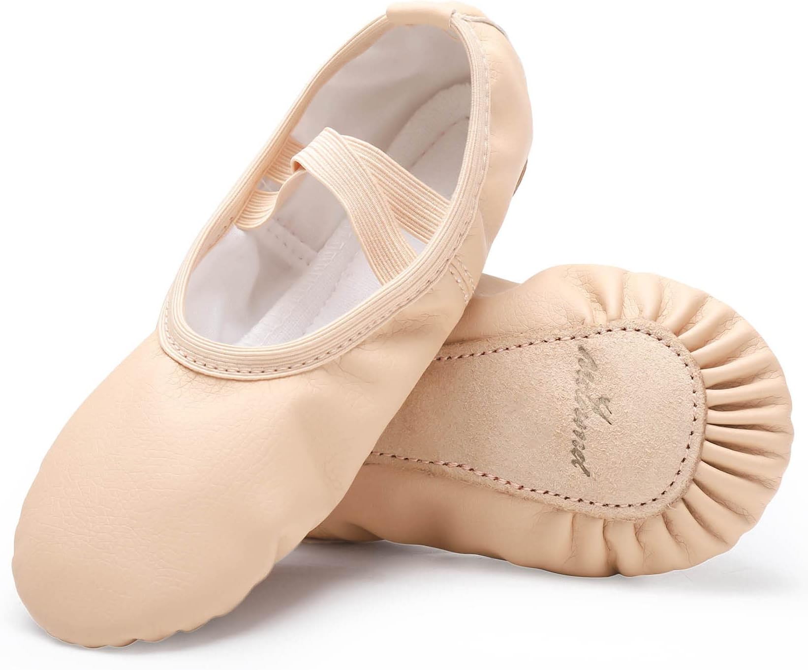 MdnMdGirls Dance Ballet Shoes Slipper for Dance Gymnastic Practice (Toddler/Kids)