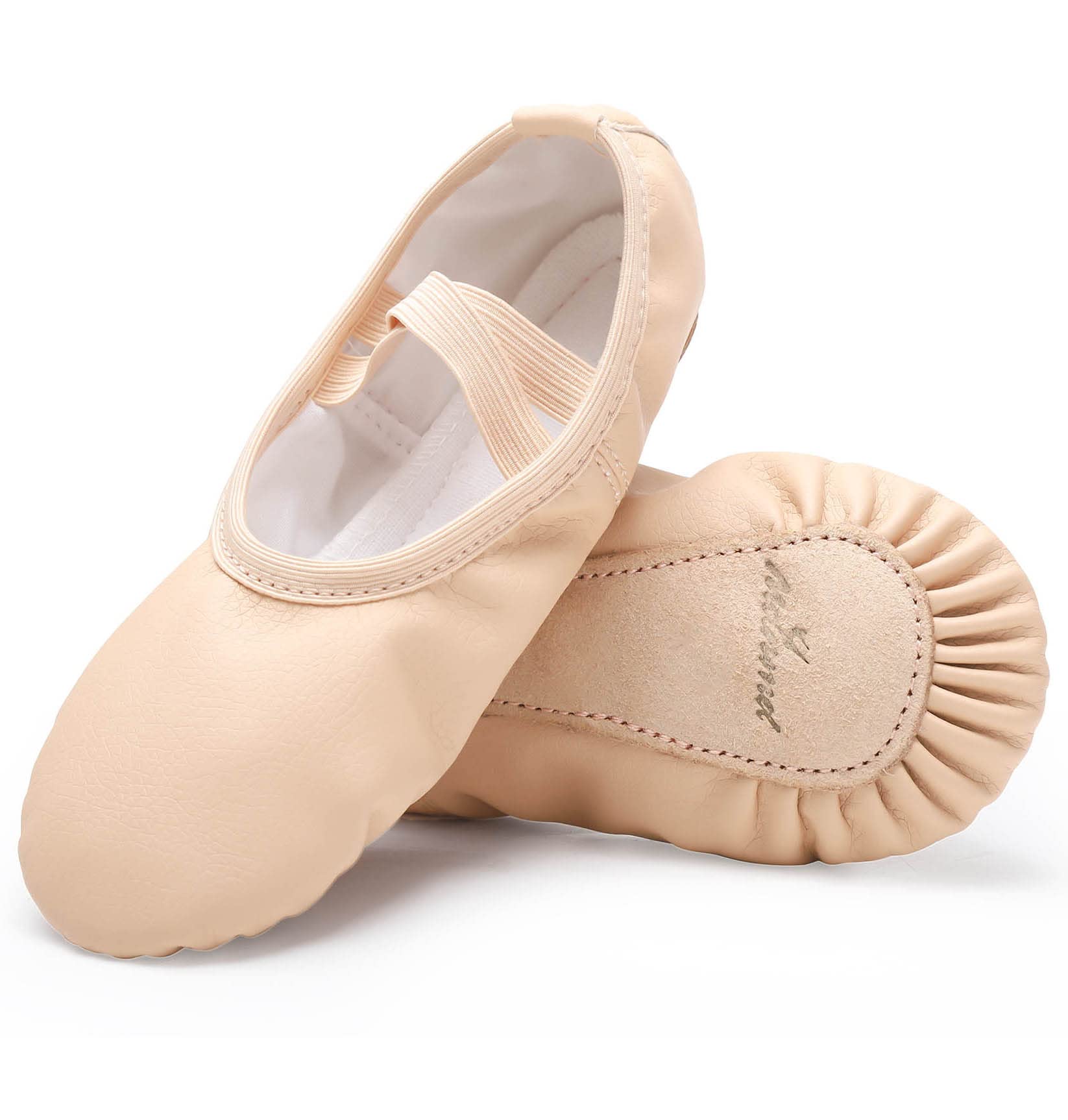 MdnMdGirls Dance Ballet Shoes Slipper for Dance Gymnastic Practice (Toddler/Kids)