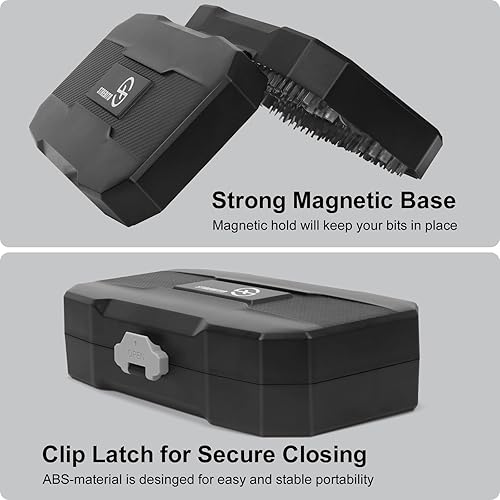 Miniatura 8 de STREBITO Juego de destornilladores de precisión 153 en 1 juego de destornilladores pequeños con estuche, destornillador magnético, kit de