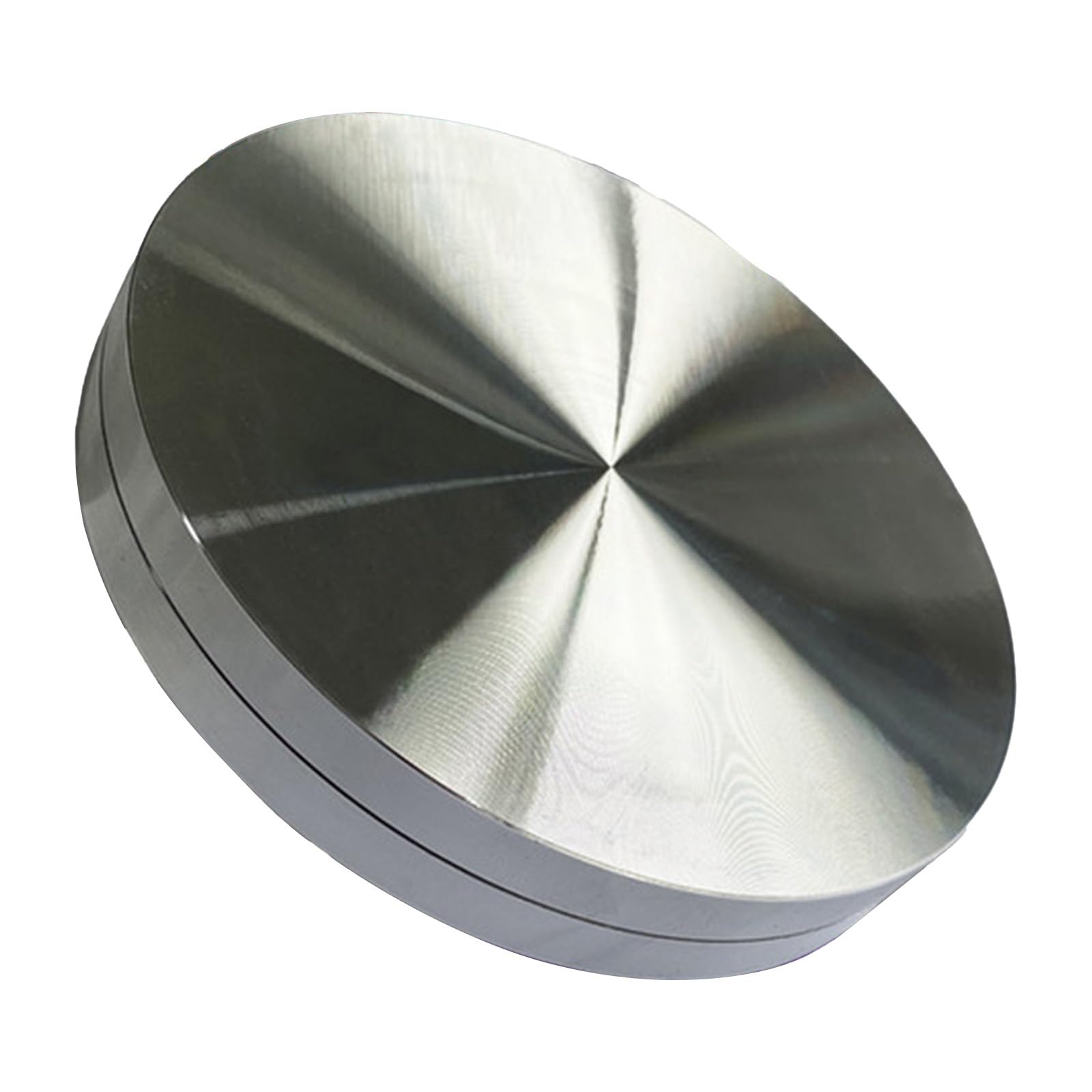 Dining Table Lazy Susan Bearing Aluminum Alloy Round Table Wooden Turntable Glass Table Track Rotating Base Non-Slip(120mm)