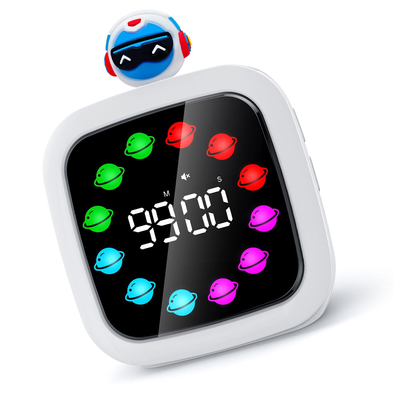 Countdown Timer 99 Minutes Digital Visual Desk Time Management Tool Kids Birthday Gift Countdown for Kids