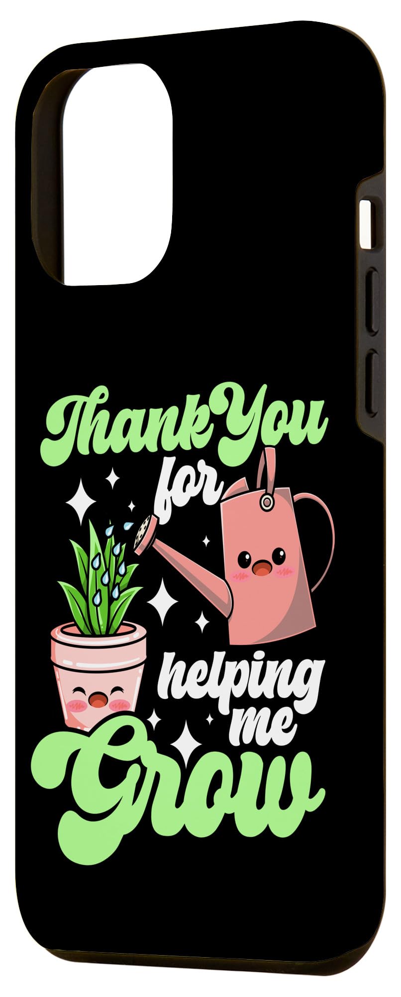 iPhone 15 Plus Gardening Potted Plant Succulent Thanks For Helping Me Grow Case - Image 2