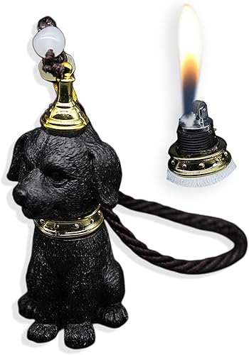 Encendedor de queroseno con ruedas, fresco, dije vintage para automóvil, rueda de arena clásica, encendedor resistente al viento, regalo único para