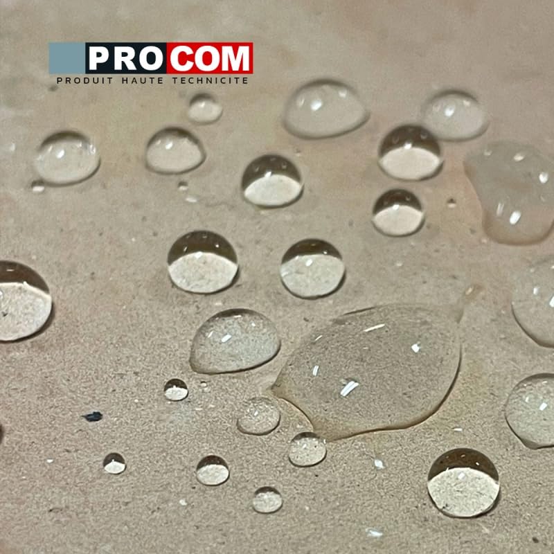 PRO COM Hydrofuge façade incolore, imperméabilisant mur extérieur, pierre, enduit, crépi, ciment, béton, Defender 5 litres