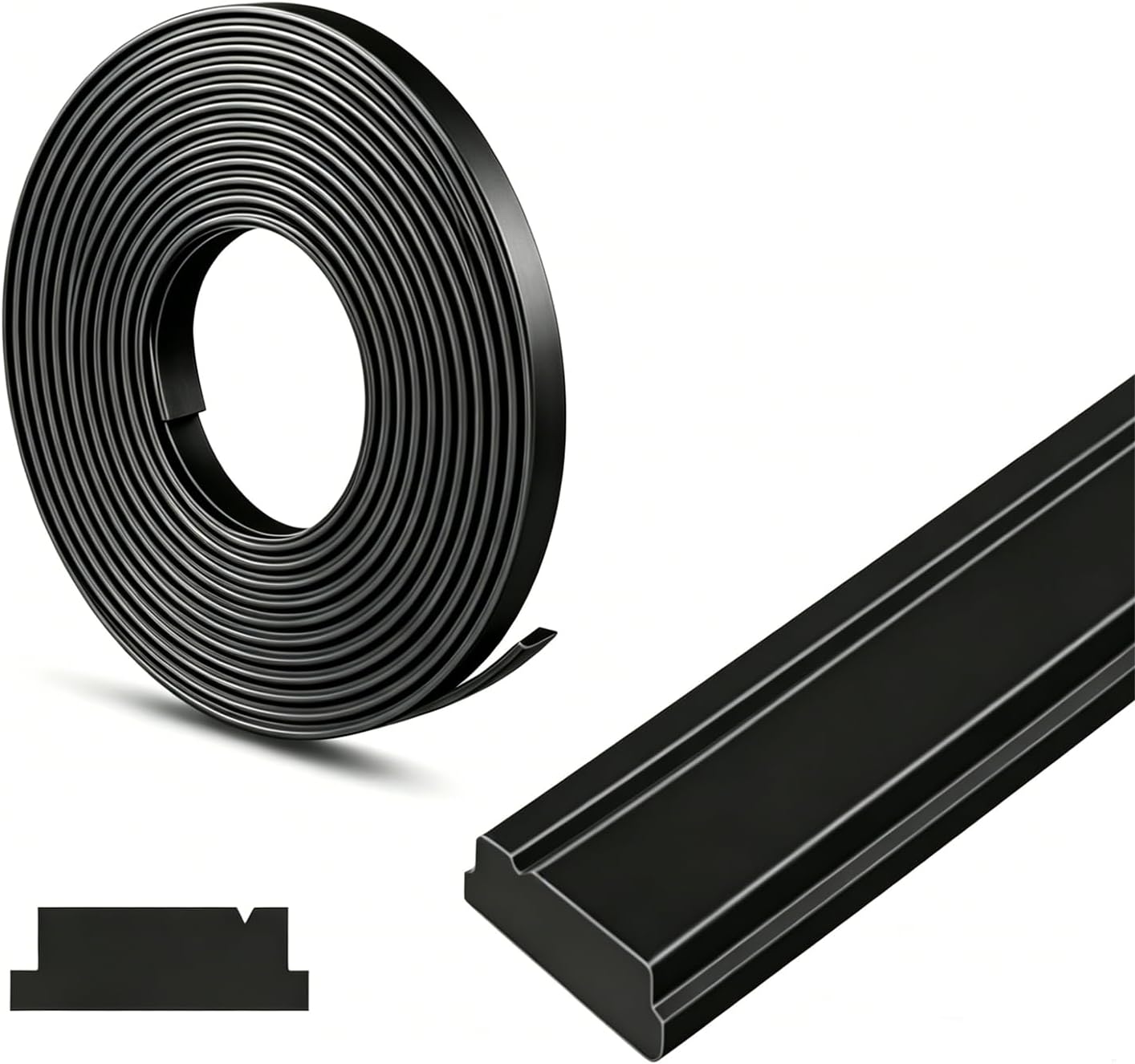 156 Inches Shower Door Magnets Replacement 3/8" Width X 1/8" Thickness, Magnetic Strips for Shower Door Framed Glass Door - 156" Length