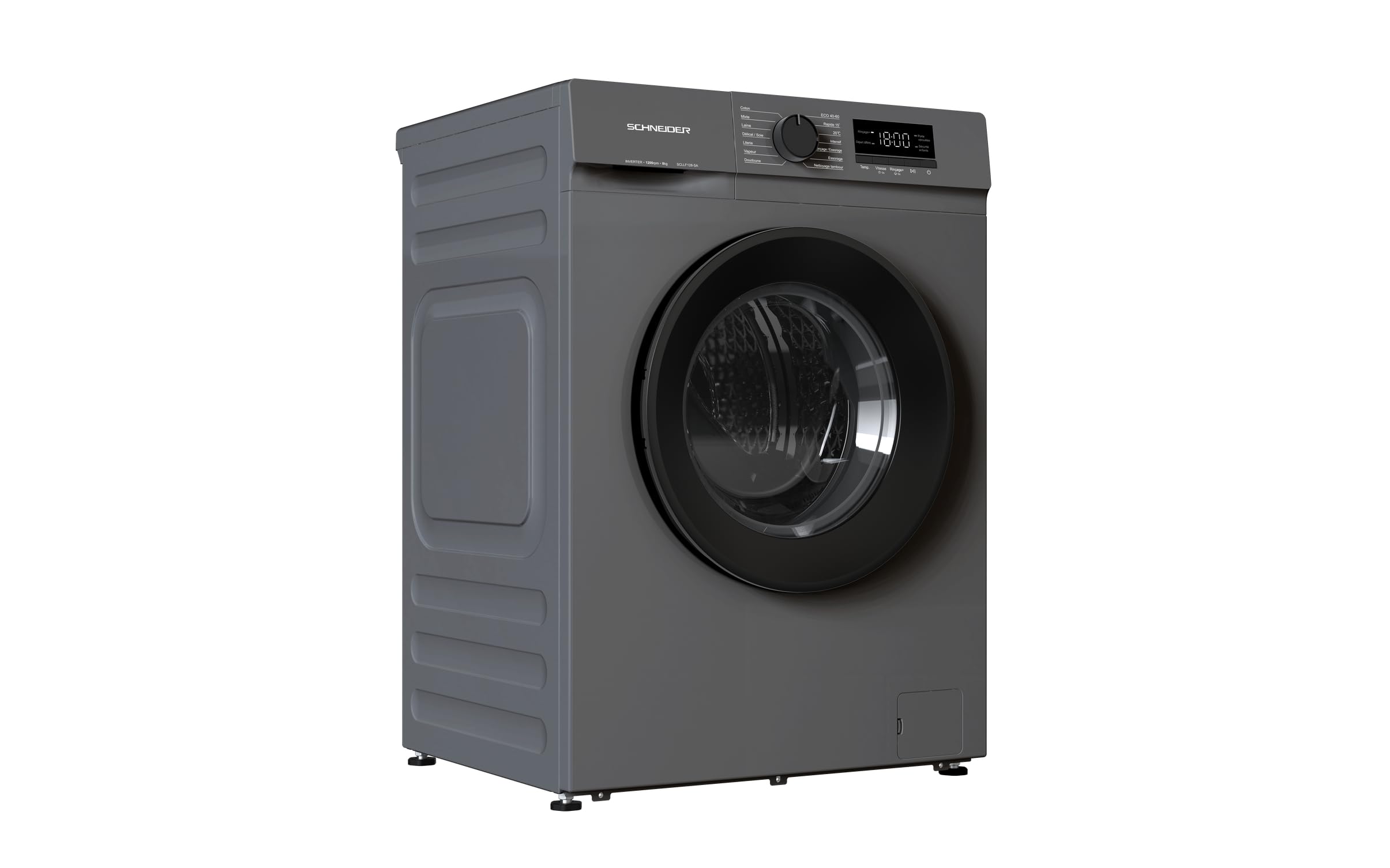 Schneider SCLLF128-SA - Lave linge frontal 8kg Silver