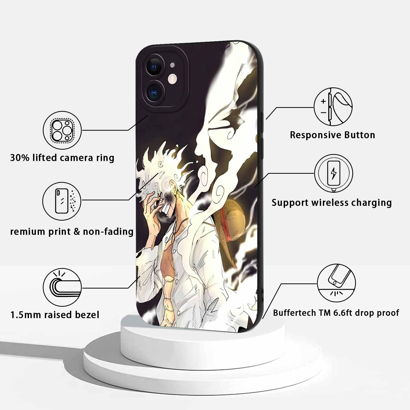 2 Confezioni Anime Manga Character Custodia per iphone 16 pro max