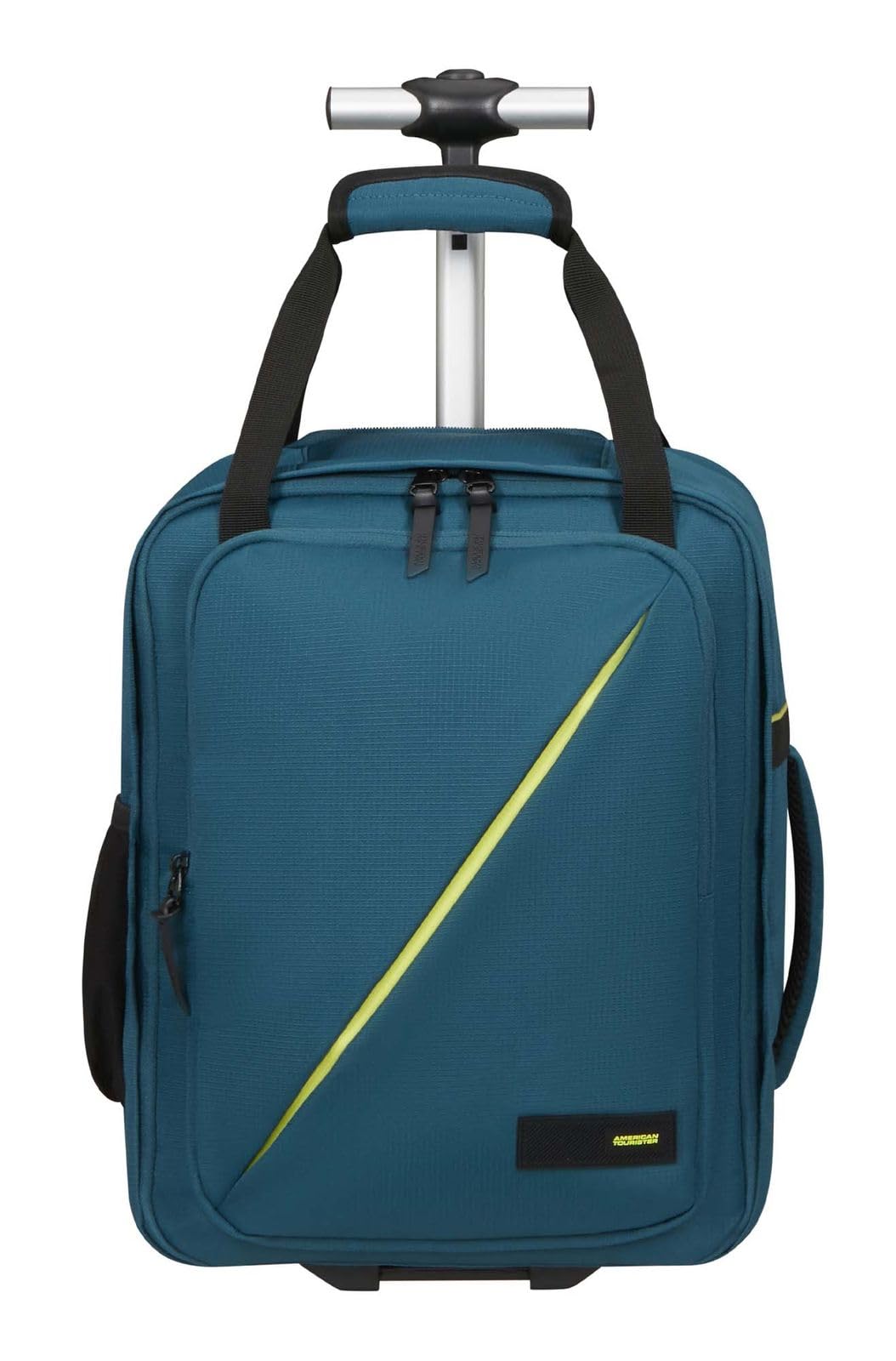 American Tourister Take2Cabin - Ryanair/Wizz Air/Vueling Cabin Bag 40 x 30 x 20 cm, 24.5 L, 1.50 kg, Backpack on Wheels, Hand Luggage, Airplane Backpack MS Underseat, Blue (Harbor Blue)