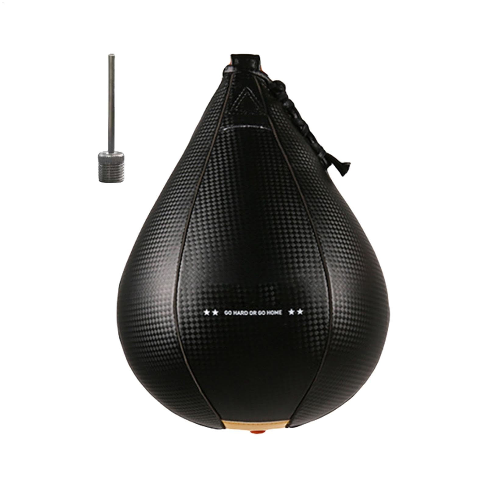 Pelota de boxeo con bolsa de velocidad | Pelota de boxeo de piel sintética con vejiga: equipo de entrenamiento elástico, saco de boxeo de velocidad para gimnasio en casa, entrenamiento de reflejos, fu