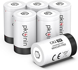 CR2 Battery 3V Range Finder Batteries, CR15h270 3 Volt Lithium Battery 6 Pack Long-Lasting Power