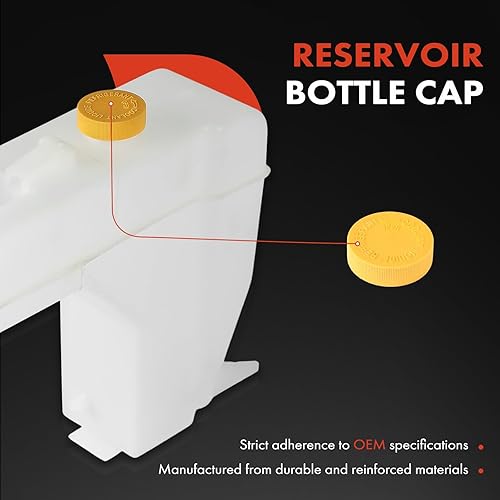 Miniatura 4 de A-Premium Tanque de expansión de recuperación de desbordamiento de refrigerante del motor con tapa compatible con Nissan T30 Series X-Trail XTrail