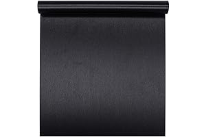 Premium Black Brushed Metal Adhesive Vinyl for Appliances, Cabinets, and Countertops