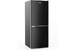 BANGSON Small Refrigerator with Freezer for Apartment Bedroom Dormitory and Office 4.0...