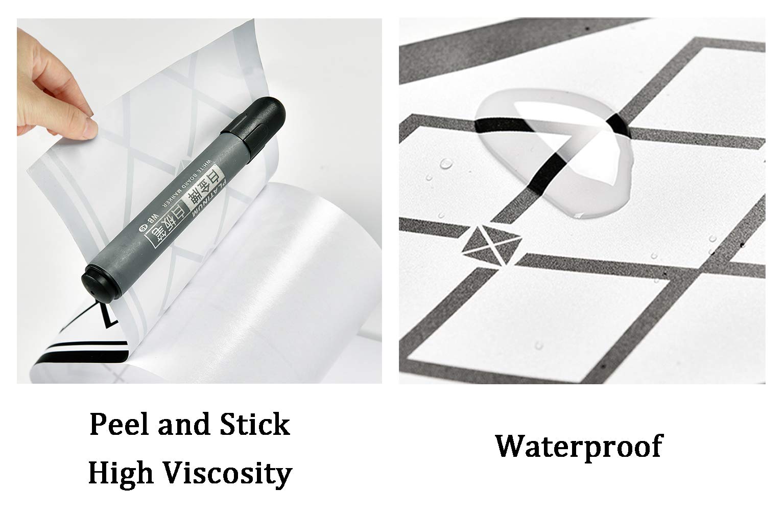 Uoisaiko Geometric Wallpaper Borders Self Adhesive Wall Borders Peel