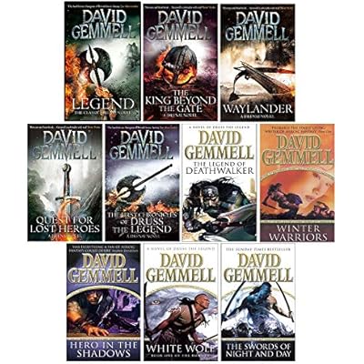 David Gemmell Drenai Series 10 Books Collection Set (Legend Drenai,King Beyond The Gate,Waylander,Quest For Lost Heroes,First Chronicles,Legend of Deathwalker,Winter Warriors,Hero In The Shadows..