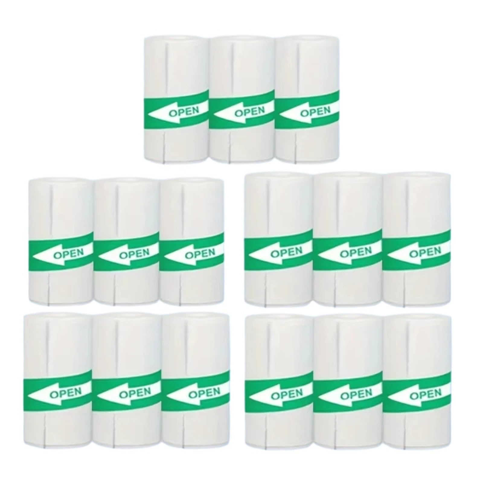 Rouleaux de Papier Thermique, Papier d'imprimante Thermique Auto-adhésif, étiquettes for imprimante Photo, 5.7x2.5cm, Paquet de Plusieurs Rouleaux | 15 Rolls