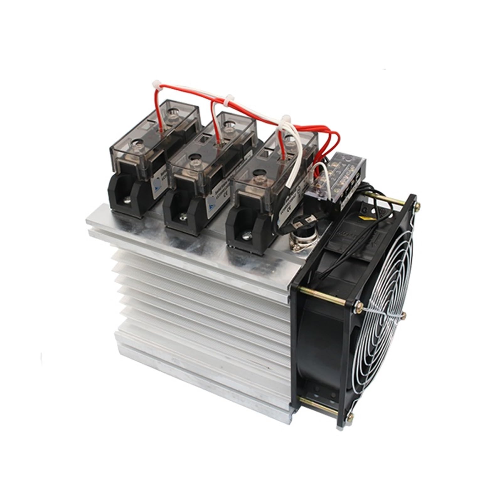 Relais statique triphasé DC-AC 300A haute puissance avec kit de ventilation active
