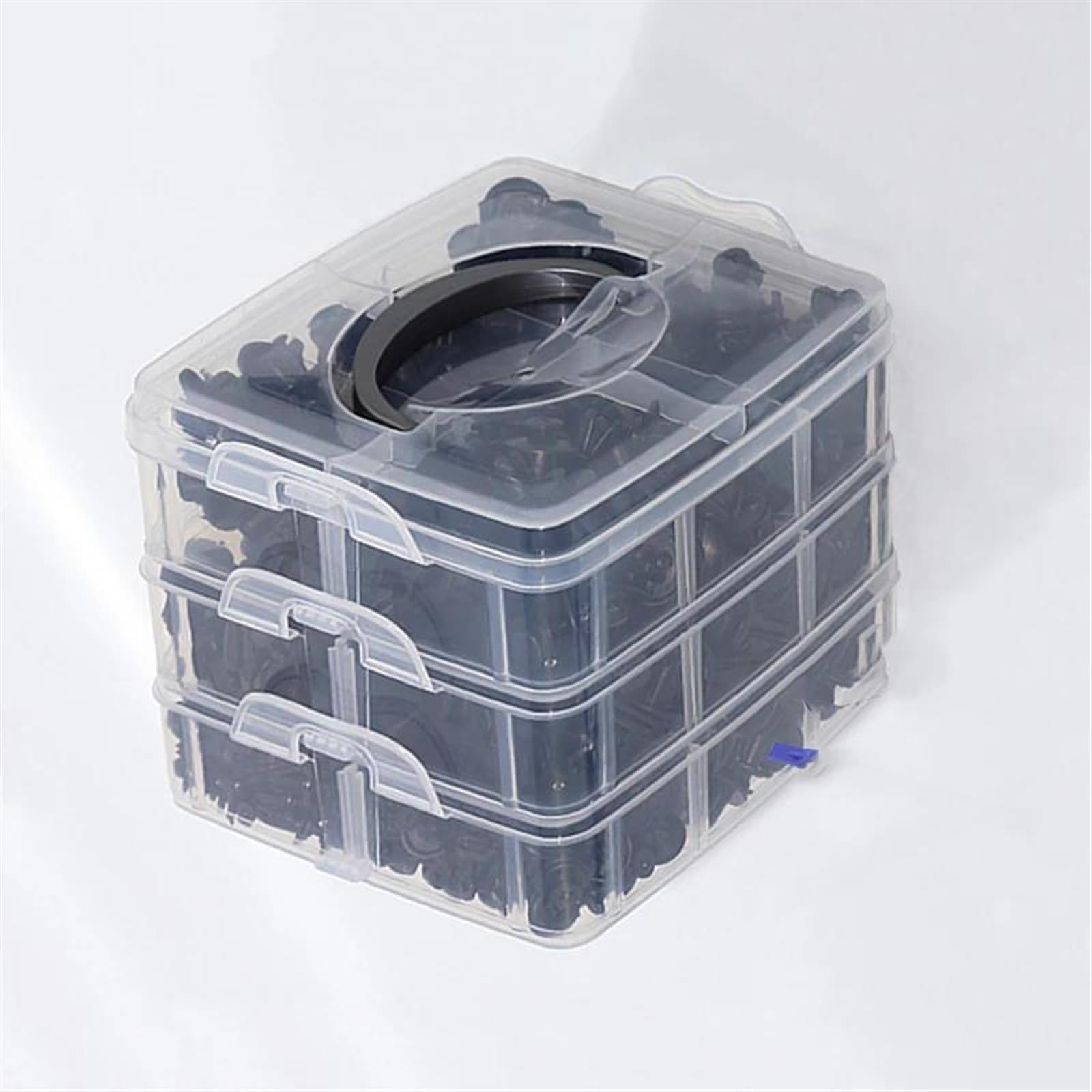 Viti e accessori 16 Tipi Di 630 Pezzi Strumenti Per Auto Elementi Fissaggio Automobilistici Set Clip Per Paraurti Per Parti Riparazione(630pcs)